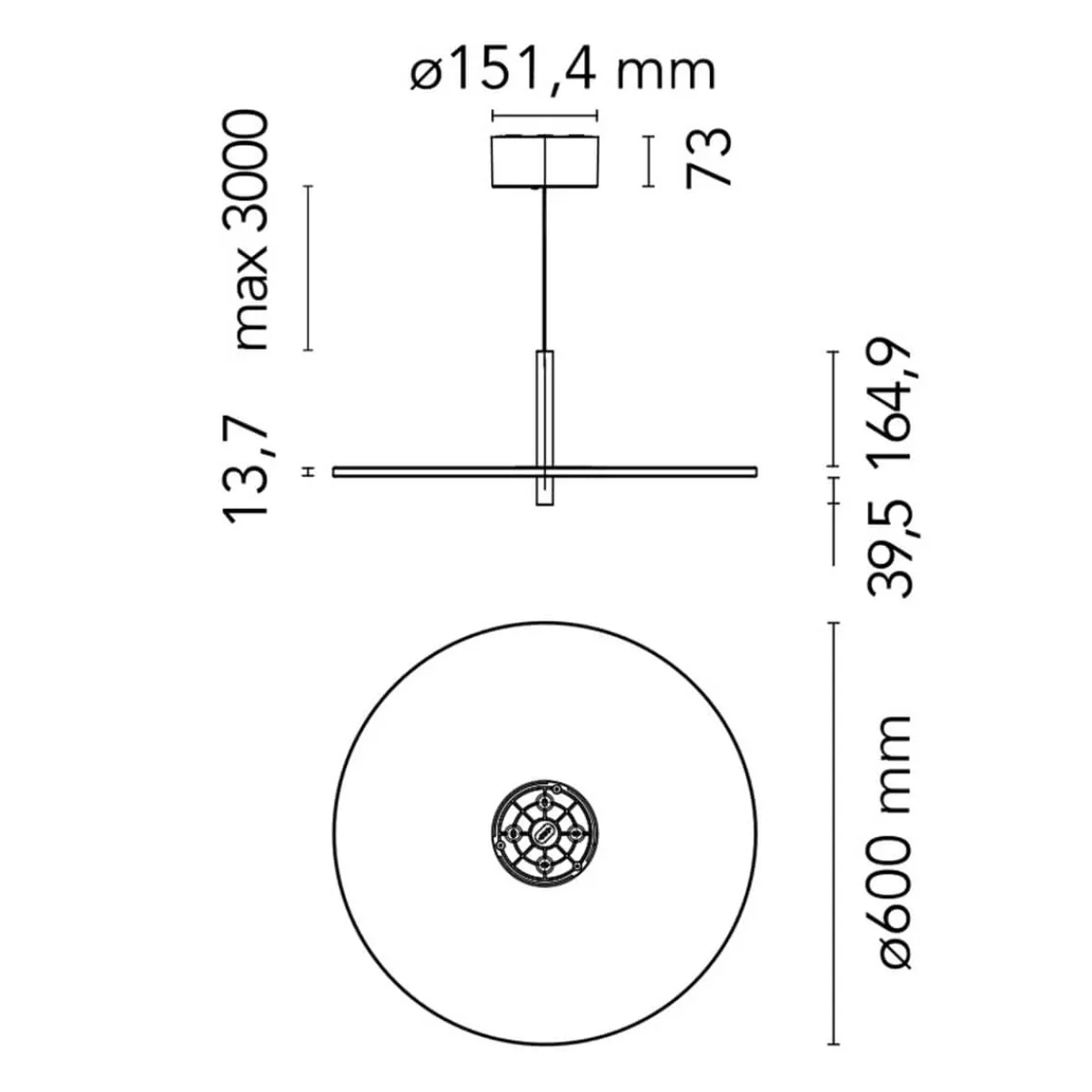 Outlet My Disc LED Pendelleuchte Pendelleuchten