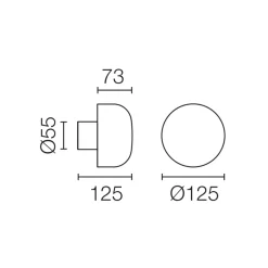 Discount Bellhop Wall Outdoor LED Wandleuchte, 3000 K Hauseingänge|Fassaden