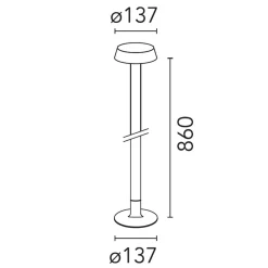 Online Belvedere Clove 2 LED Pollerleuchte, 3000 K Stehleuchten