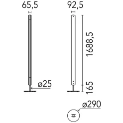 Hot Seki-Han F Stehleuchte Hotellerie|Wohnzimmer