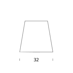 Clearance Diffusor / Ersatzschirm für die Fontana Media Tischleuchte Leuchtenzubehör|Lampenschirme