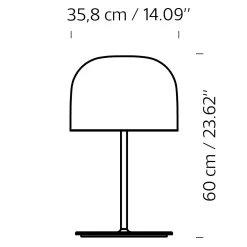 Hot Equatore LED Tischleuchte Wohnzimmer|Schlafzimmer