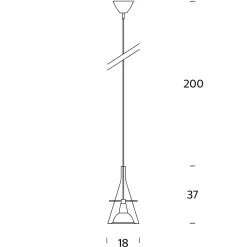 Outlet Flûte LED Pendelleuchte Pendelleuchten