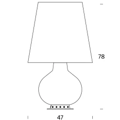 Discount Fontana Grande Tischleuchte Tischleuchten|Schlafzimmer