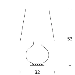 Hot Fontana Media Tischleuchte Wohnzimmer|Schlafzimmer