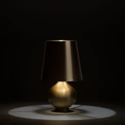 Online Fontana Media Tischleuchte, Messing Tischleuchten|Schlafzimmer