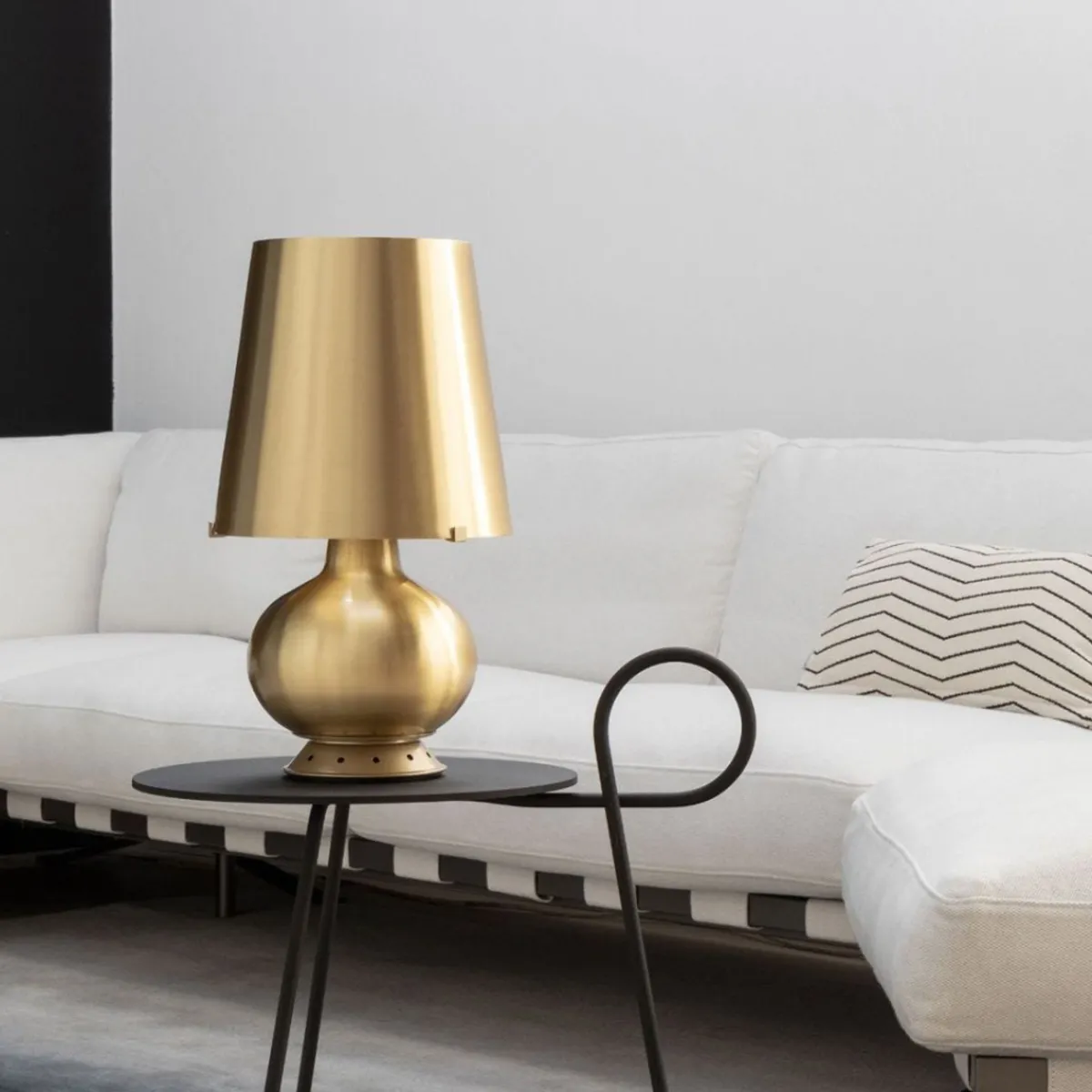 Online Fontana Media Tischleuchte, Messing Tischleuchten|Schlafzimmer