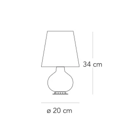 Online Fontana Piccola Tischleuchte, Messing Hotellerie|Tischleuchten