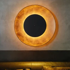 Discount Lunaire LED Wandleuchte, Ø: 75 cm Schlafzimmer|Wandleuchten