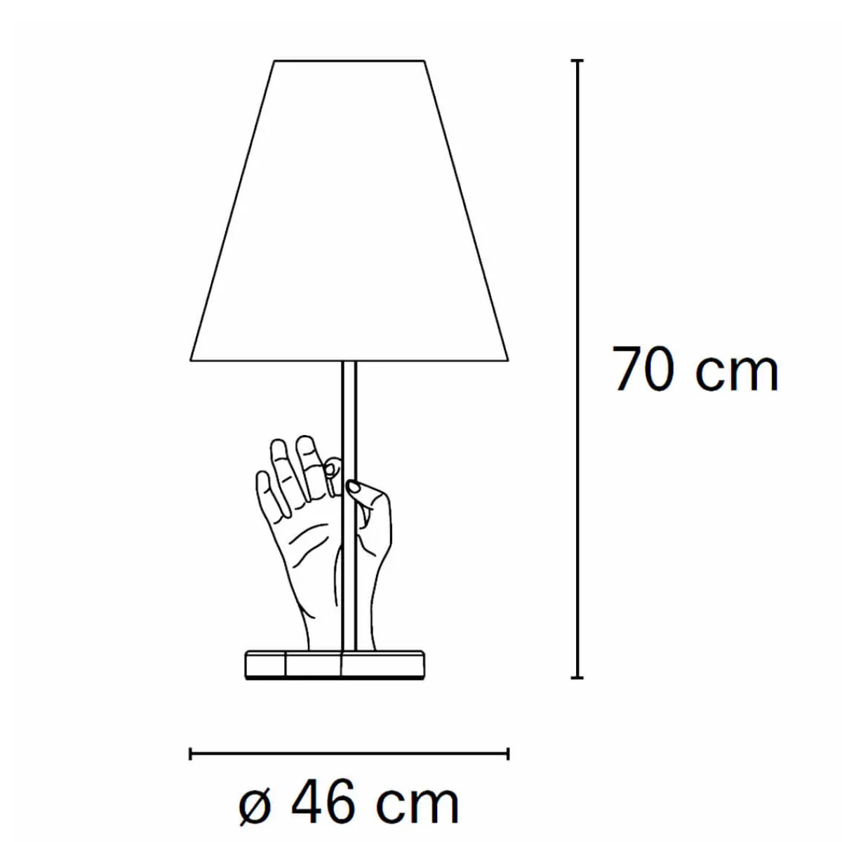 Mano Tischleuchte Dekoration|Hotellerie