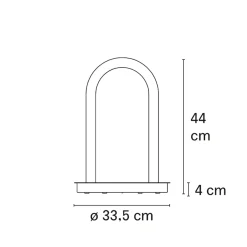 Best Oort Outdoor LED Stehleuchte, U-Form Terrassen|Grünflächen