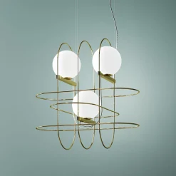 Setareh LED Pendelleuchte, 3-flg. Pendelleuchten|Wohnzimmer