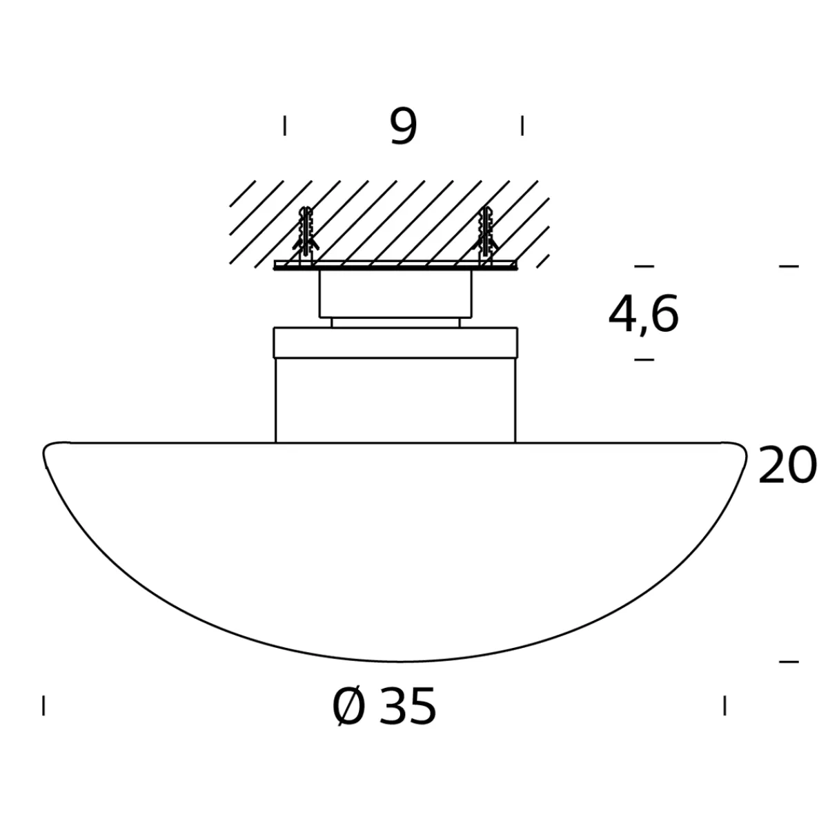 Hot Sillabone Wand- / Deckenleuchte Deckenleuchten|Wandleuchten