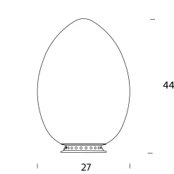 Outlet Uovo Tischleuchte Tischleuchten|Schlafzimmer