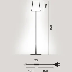 Sale Birdie Easy Lettura Terra, Rückläufer Stehleuchten|Schlafzimmer