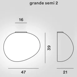 Best Gregg Grande Semi 2 Parete Wandleuchten|Flur