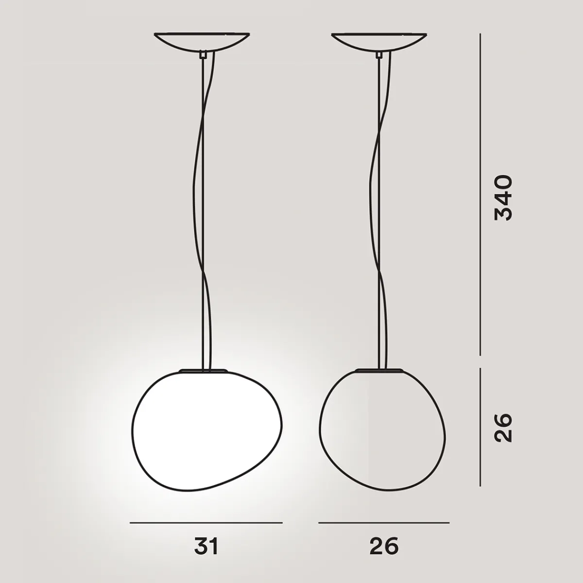 Clearance Gregg Media Sospensione Wohnzimmer|Pendelleuchten