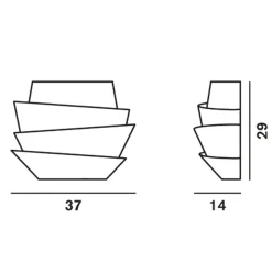 Hot Le Soleil Parete Wandleuchten|Flur