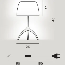 Lumiere 30th Grande Tavolo Tischleuchten|Schlafzimmer