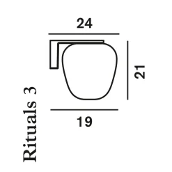 Outlet Rituals Parete Wandleuchten|Flur