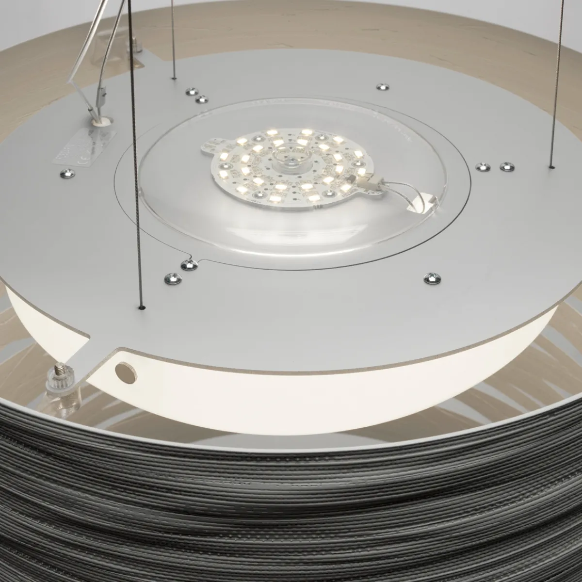 New Tress Grande LED Sospensione, Pendellänge: 170 cm, Rückläufer Pendelleuchten