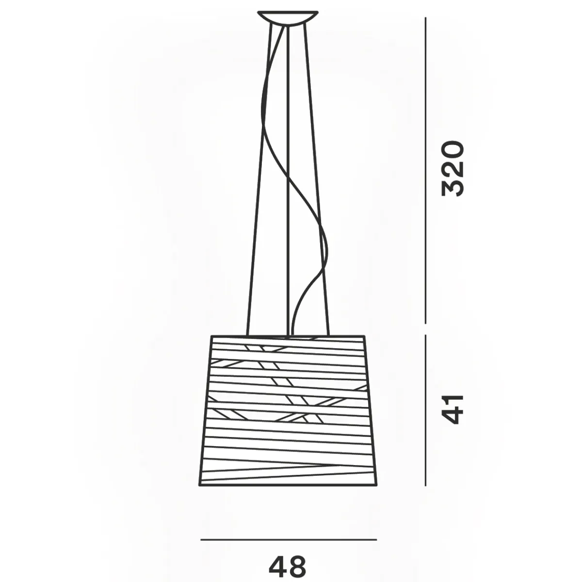 Best Tress Grande Sospensione Pendelleuchten