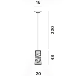 Outlet Tress Mini Sospensione Pendelleuchten