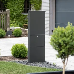 Best Calmalux Briefkastensäule Briefkästen & Paketboxen|Hausnummern & Briefkästen