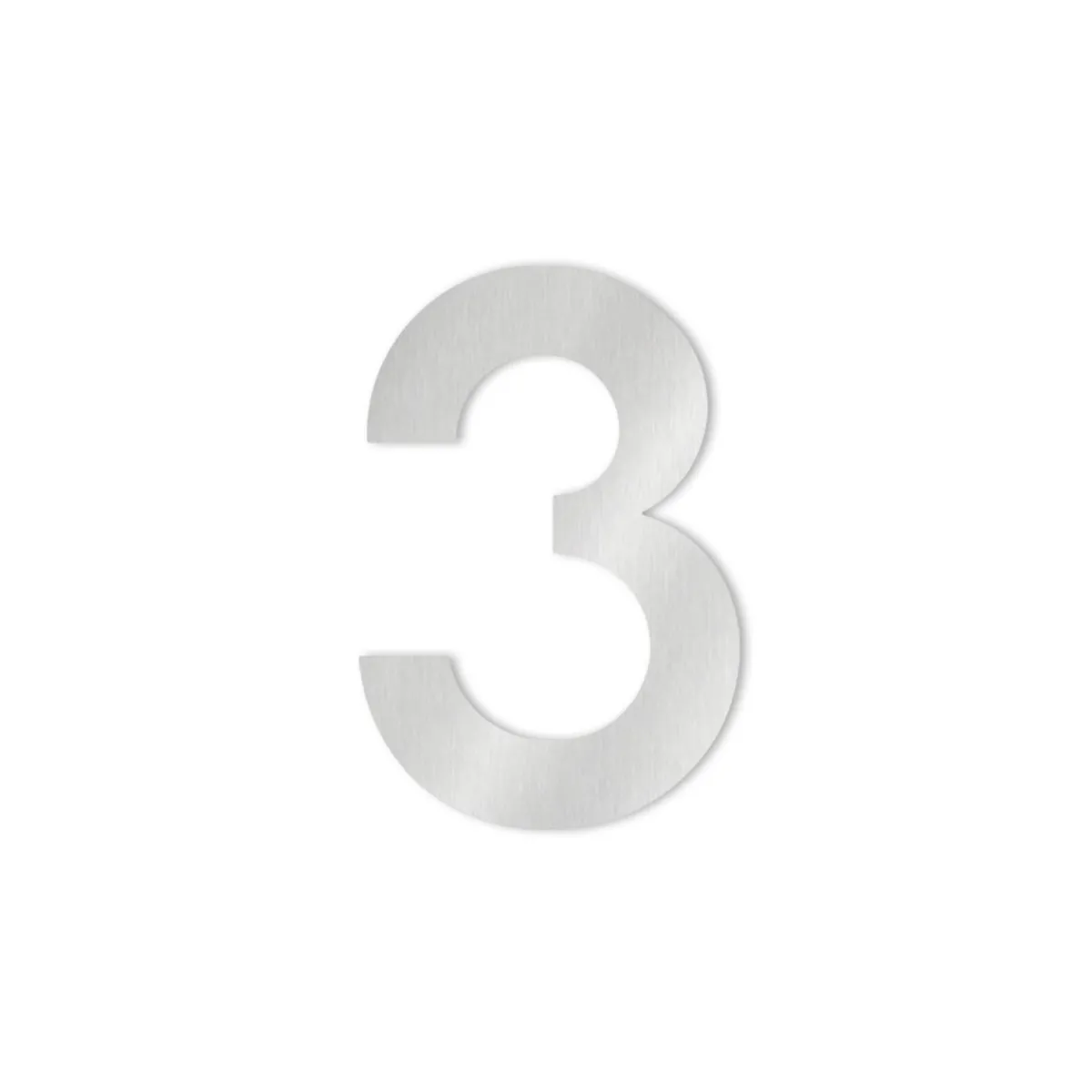 Clearance Midi Hausnummer, Edelstahl, Auslaufmodell Hausnummern & Briefkästen