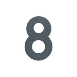 Hot Midi Hausnummer, grau, Auslaufmodell Hausnummern & Briefkästen