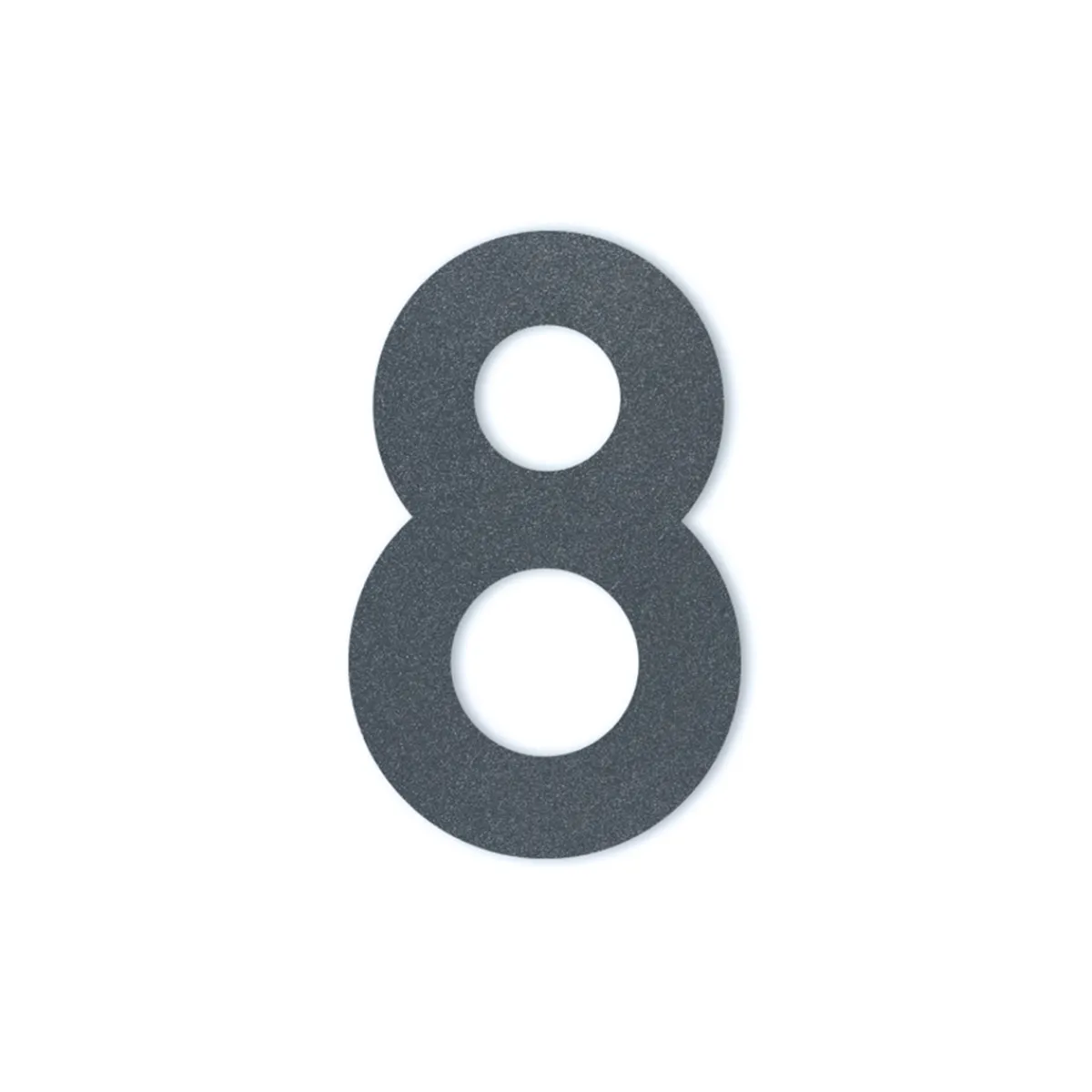 Hot Midi Hausnummer, grau, Auslaufmodell Hausnummern & Briefkästen