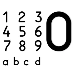 Hot Stic Hausnummer, Höhe: 10,5 cm, Auslaufmodell Hausnummern & Briefkästen