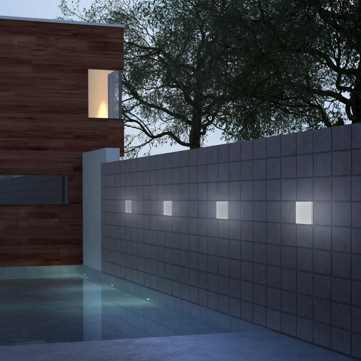 Best Air LED Außenwandleuchte Terrassen|Fassaden