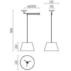 Clearance Certo Pendelleuchte, konisch Küche|Essbereiche
