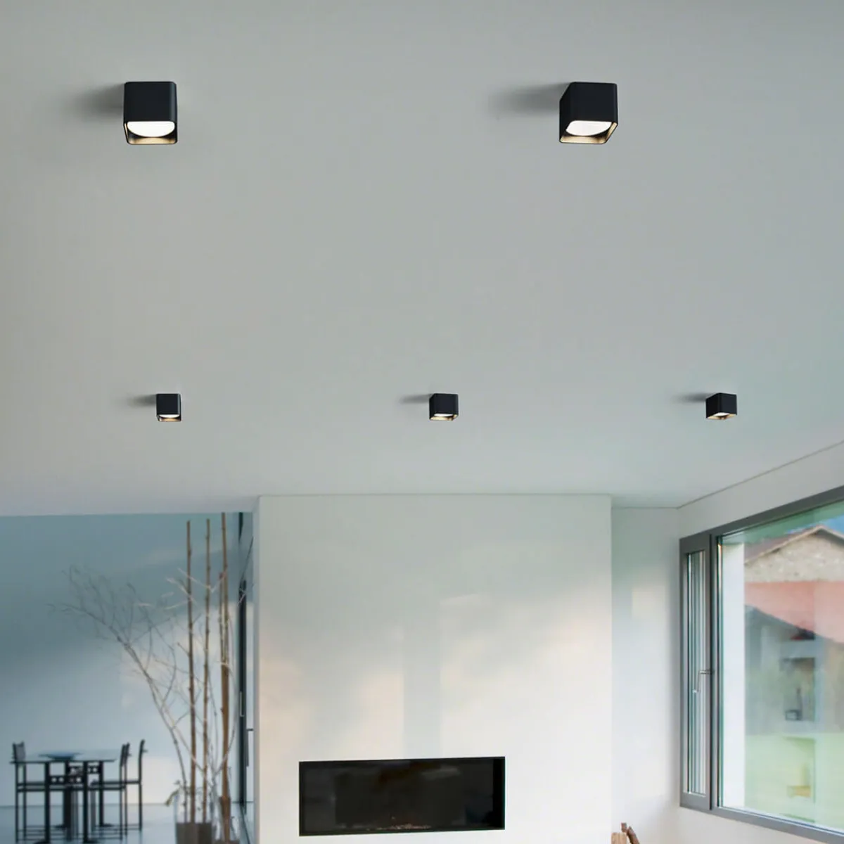 Clearance Dora LED Deckenleuchte, eckig Wohnzimmer|Schlafzimmer