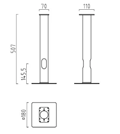 Sale Erdstück A19900 für Außenleuchten Montagezubehör