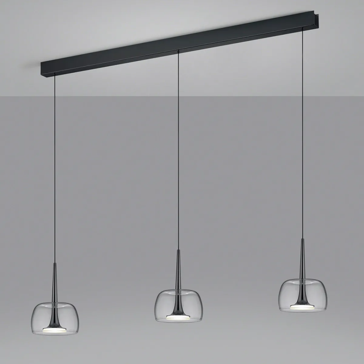 Online Flute LED Pendelleuchte, 3-flg., mit Casambi-Modul Pendelleuchten|Essbereiche