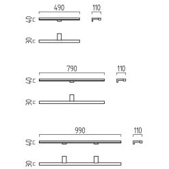 Online Gaia Wandleuchte Flur|Badezimmer