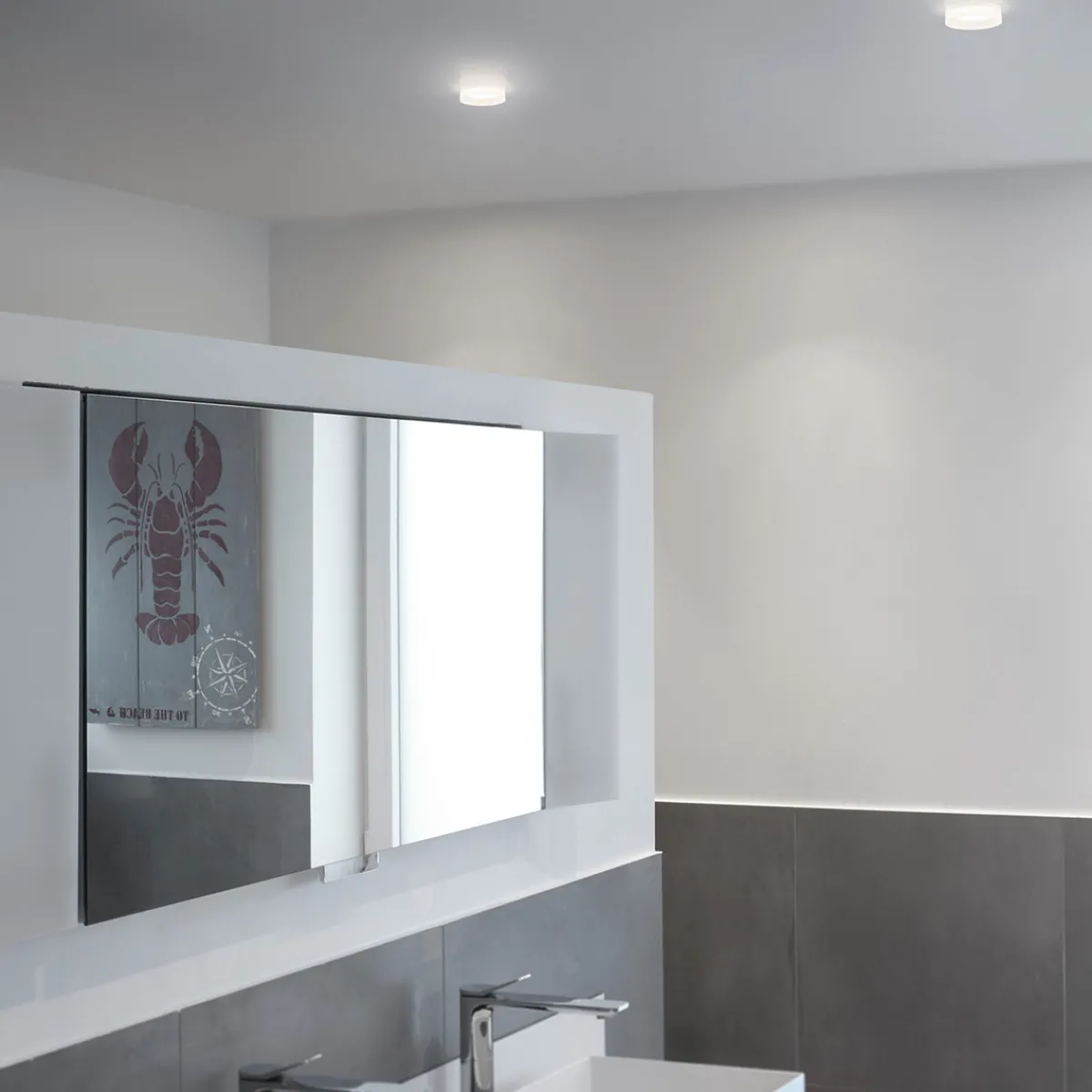 Outlet Iva LED Deckeneinbauleuchte Flur|Badezimmer