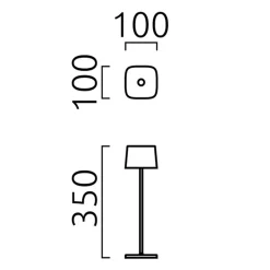 New Kori LED Akkuleuchte Terrassen|Dekorative Leuchten