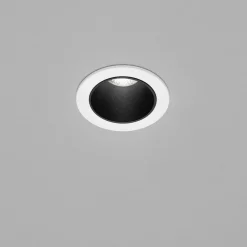 Discount Pic LED Deckeneinbaustrahler, rund, weiß - schwarz Flur|Strahler & Spots