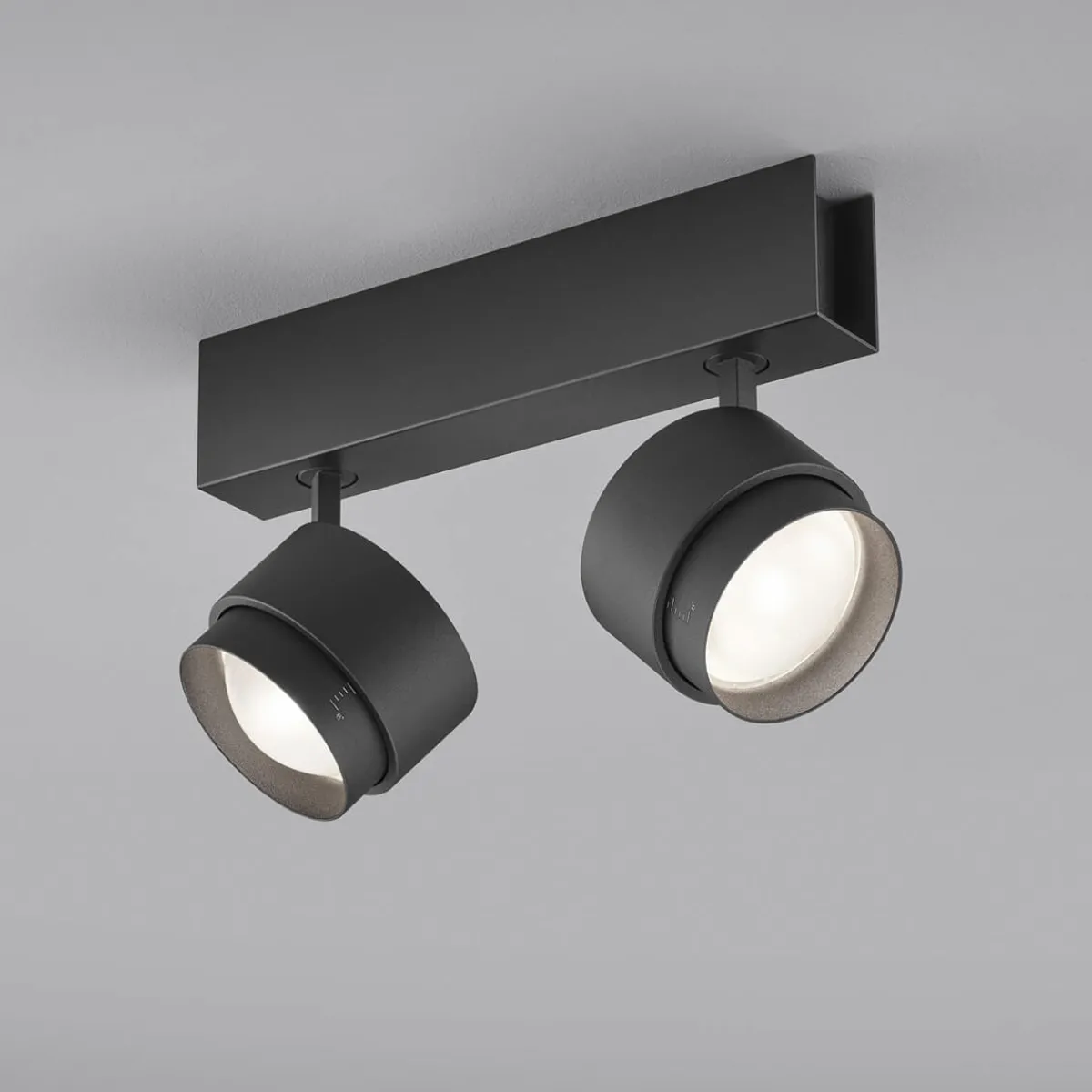 New Pont LED Deckenaufbauleuchte, 2-flg. Wohnzimmer|Flur