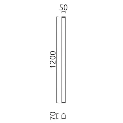 New Ponto LED Wandleuchte Flur|Badezimmer