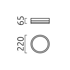 Best Zelo LED Deckenleuchte, rund Schlafzimmer|Flur