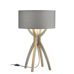 Body Tischleuchte, Fuß: Multiplex grau, Auslaufmodell Tischleuchten|Schlafzimmer