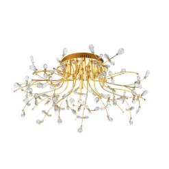 Sale Crystal LED Deckenleuchte, Ø: 77 cm Flur|Deckenleuchten