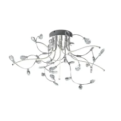 Outlet Crystal LED Deckenleuchte, Ø: 54 cm Deckenleuchten|Flur