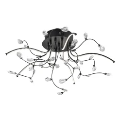 Outlet Crystal LED Deckenleuchte, Ø: 54 cm Deckenleuchten|Flur