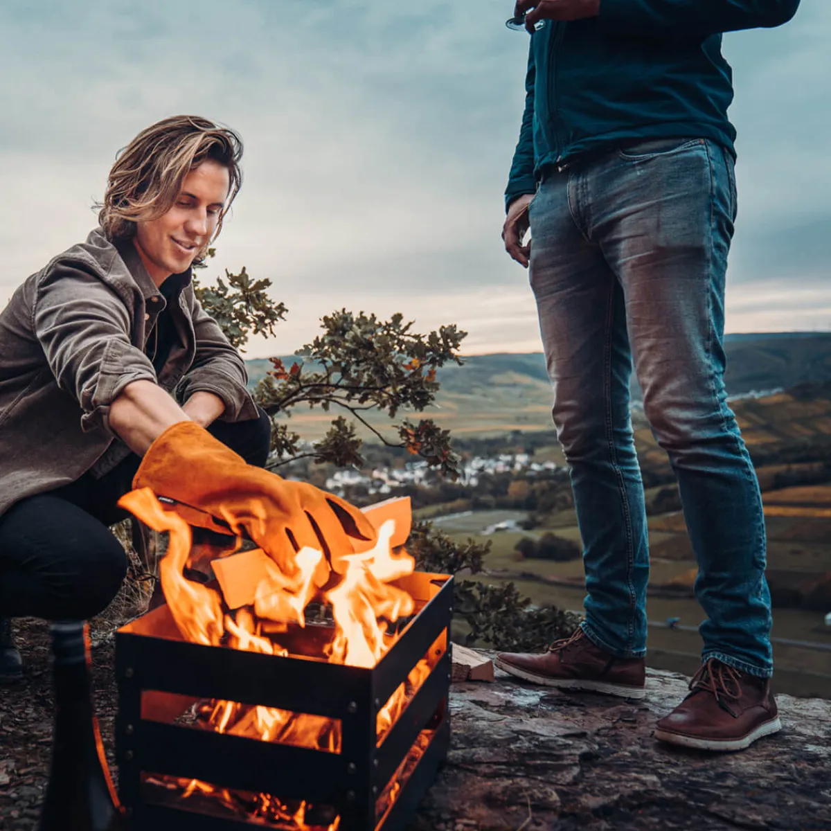Best Crate Feuerkorb, Grill & Hocker Aufbewahrung|Gartenmöbel