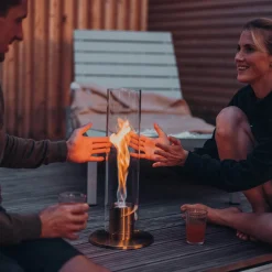 New Spin 120 Tischfeuer & Windlicht, inkl. Bioethanol Brenngel Weihnachtsbeleuchtung|Kerzen & Windlichter